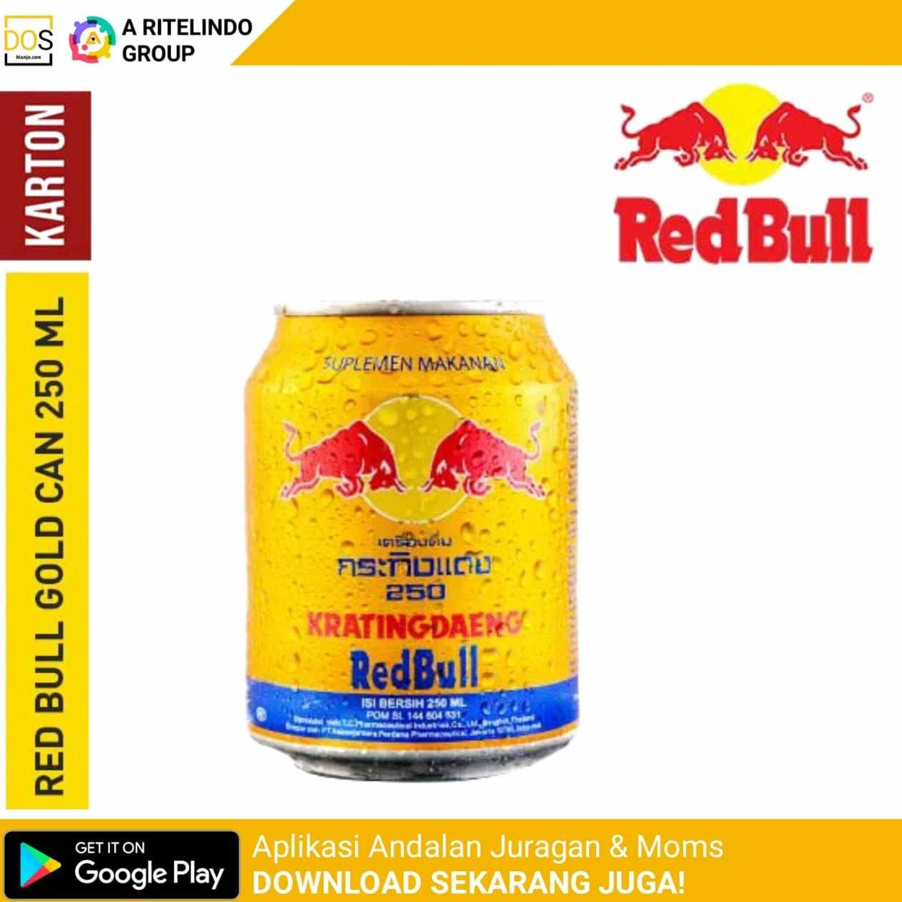 REDBULL GOLD CAN