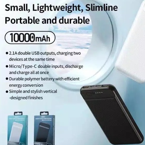  REMAX Suchy Series Real Capacity 10000mAh 2 USB Power Bank RPP-159  2