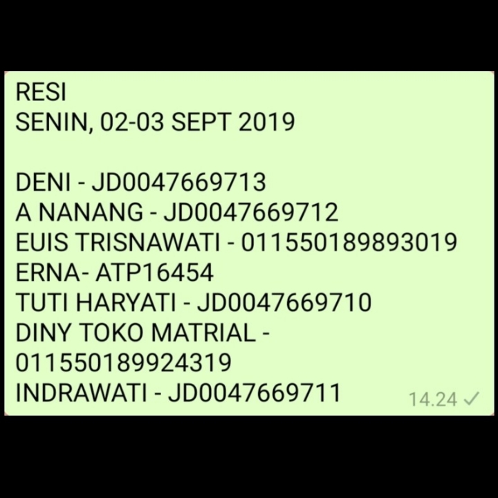 RESI SENIN 02-03 SEPT 2019