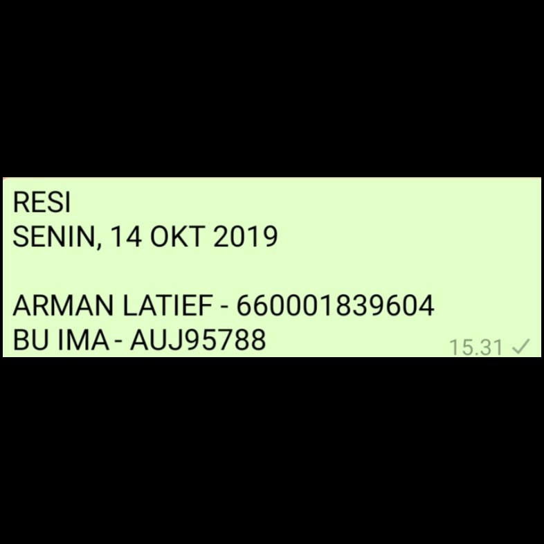 RESI SENIN 14 OCT 2019