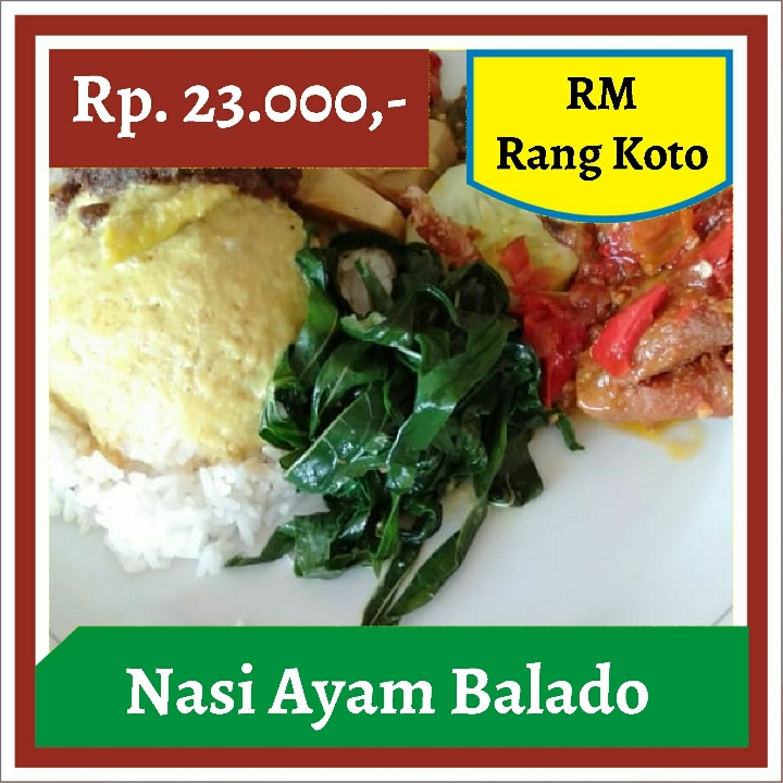 RM Rang Koto-Nasi Ayam Balado