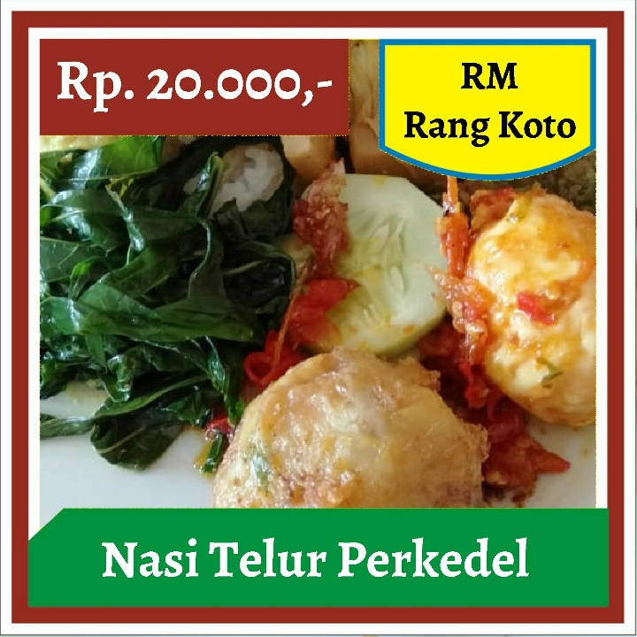 RM Rang Koto-Nasi Telur Perkedel