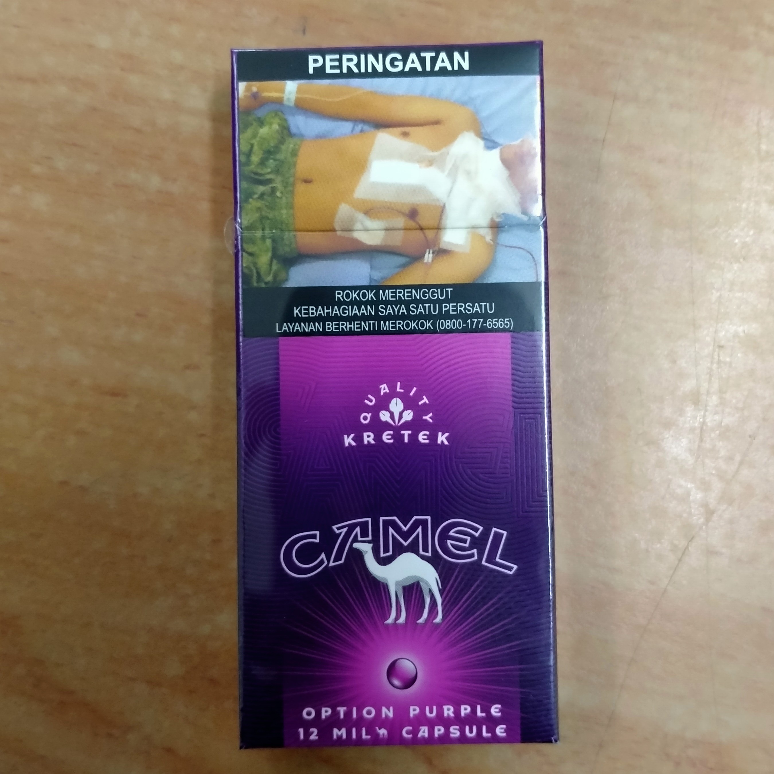 ROKOK CAMEL PURPLE 12 BTG