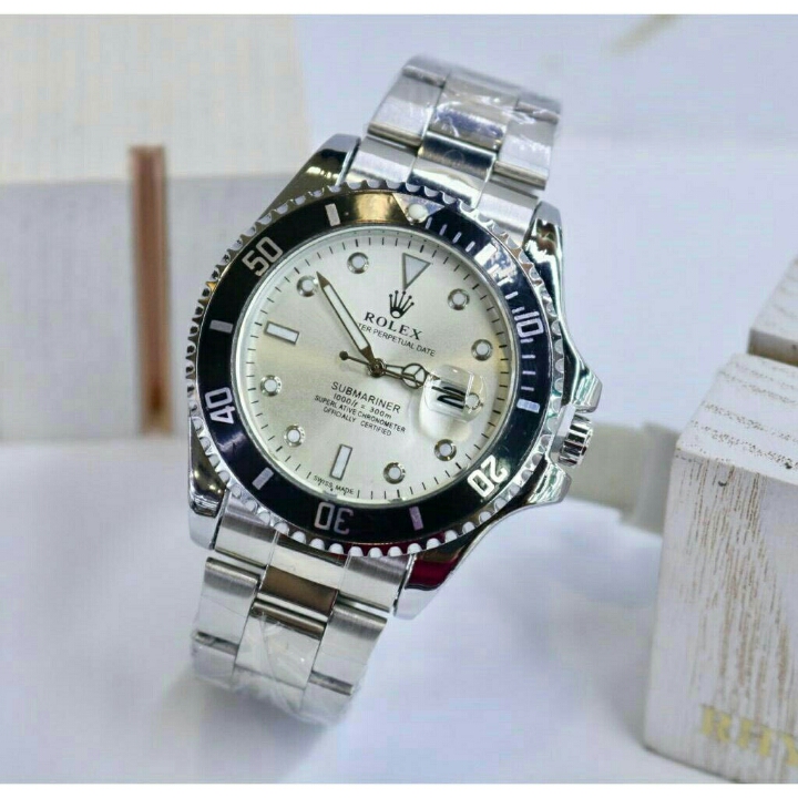 ROLEX SILVER WHITE