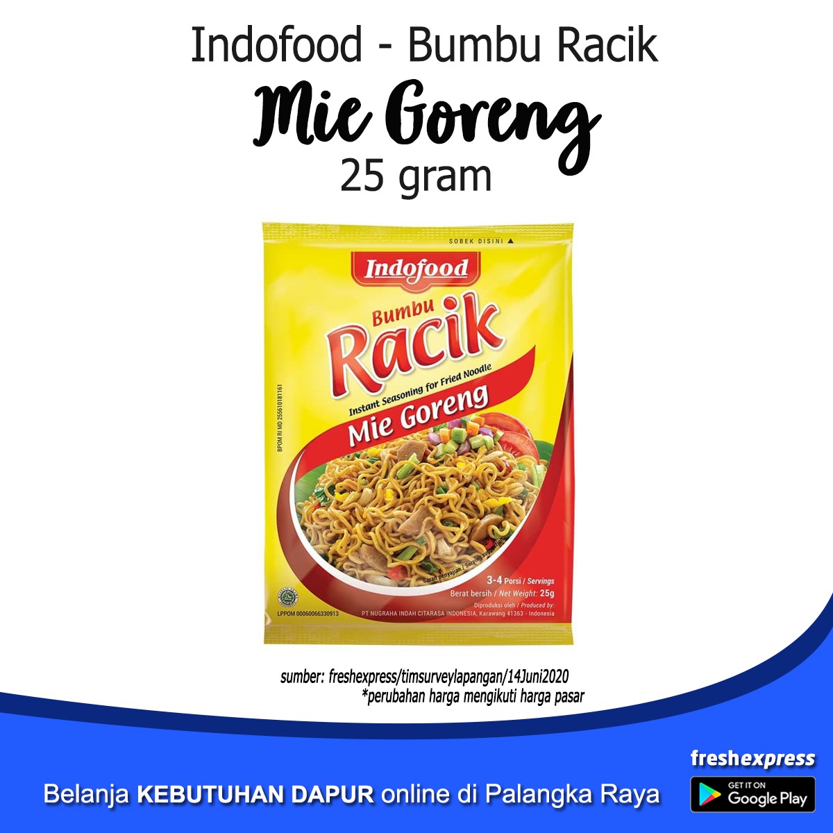 Racik Mie Goreng 1 Pcs