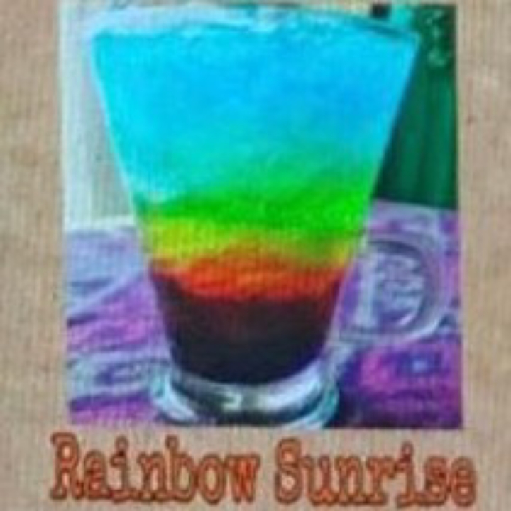 Rainbow Mocktail 