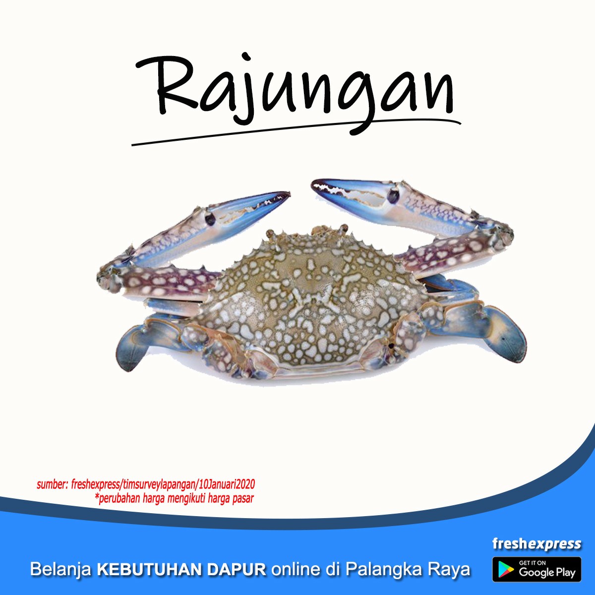 Rajungan 1 Kg