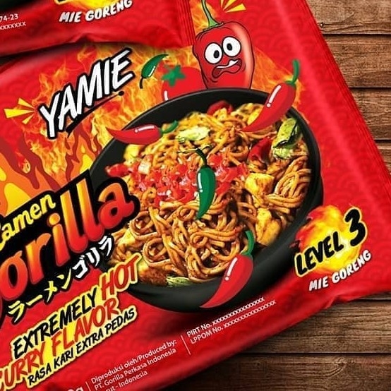 Ramen Gorilla Goreng Asli Garut lvl 3