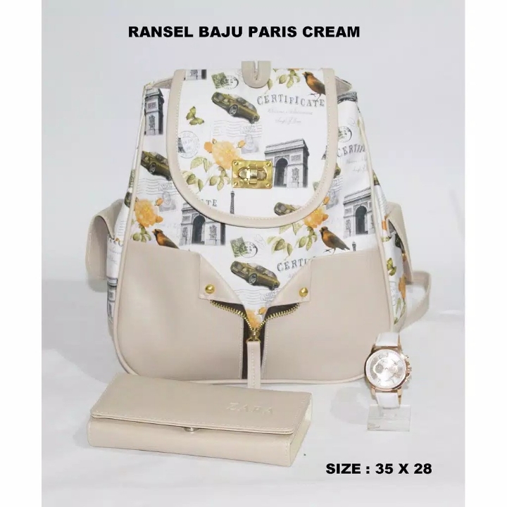 Ransel Baju Paris