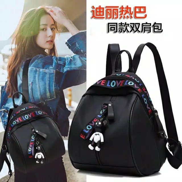 Ransel Love Gantungan Boneka