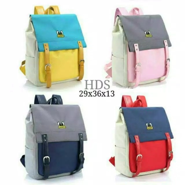 Ranum Ransel bebek grey polka