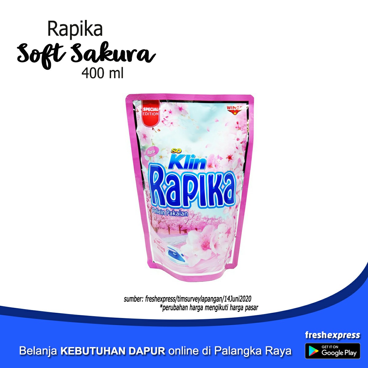 Rapika Soft Sakura 400 Ml