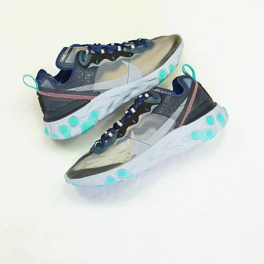 React Element 87 Black Nebtune Green