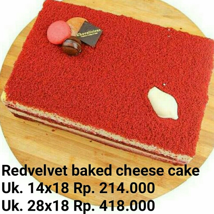 Red Velvet Baked Cheese Cake