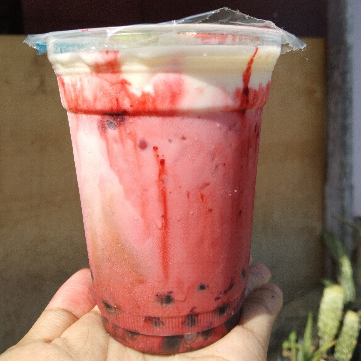 Red Velvet Cream Boba