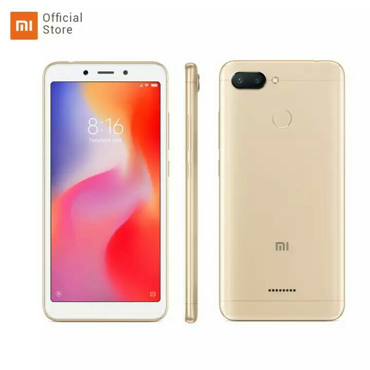 Redmi 6 332GB  dual camera 12MP  5MP HD 545 AI face unlock 12nm 5