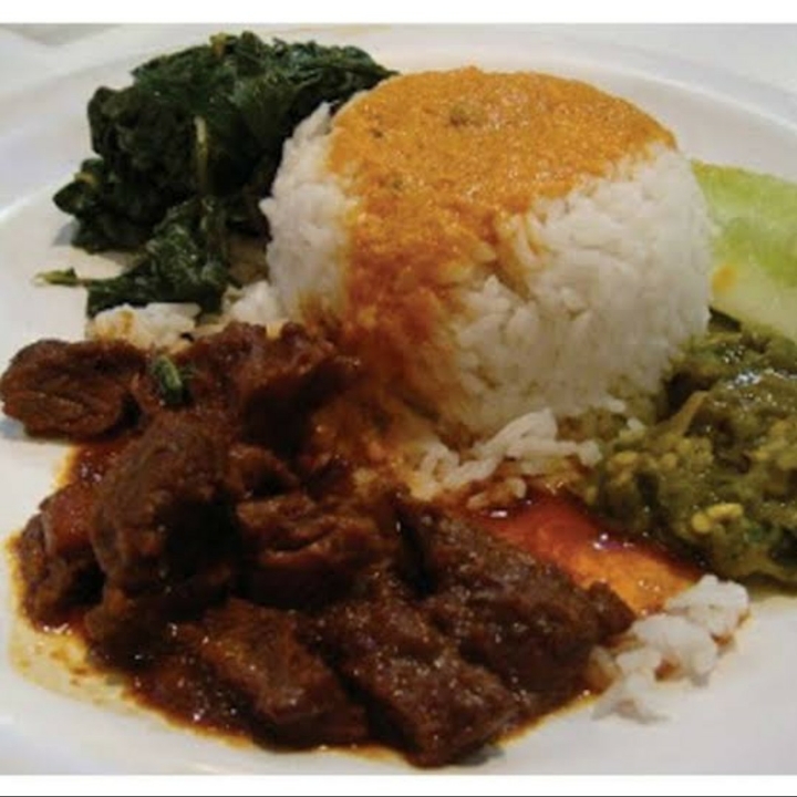 Rendang Daging Komplit