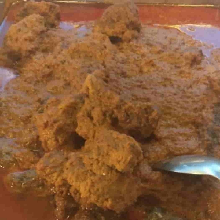 Rendang daging 1 porsi