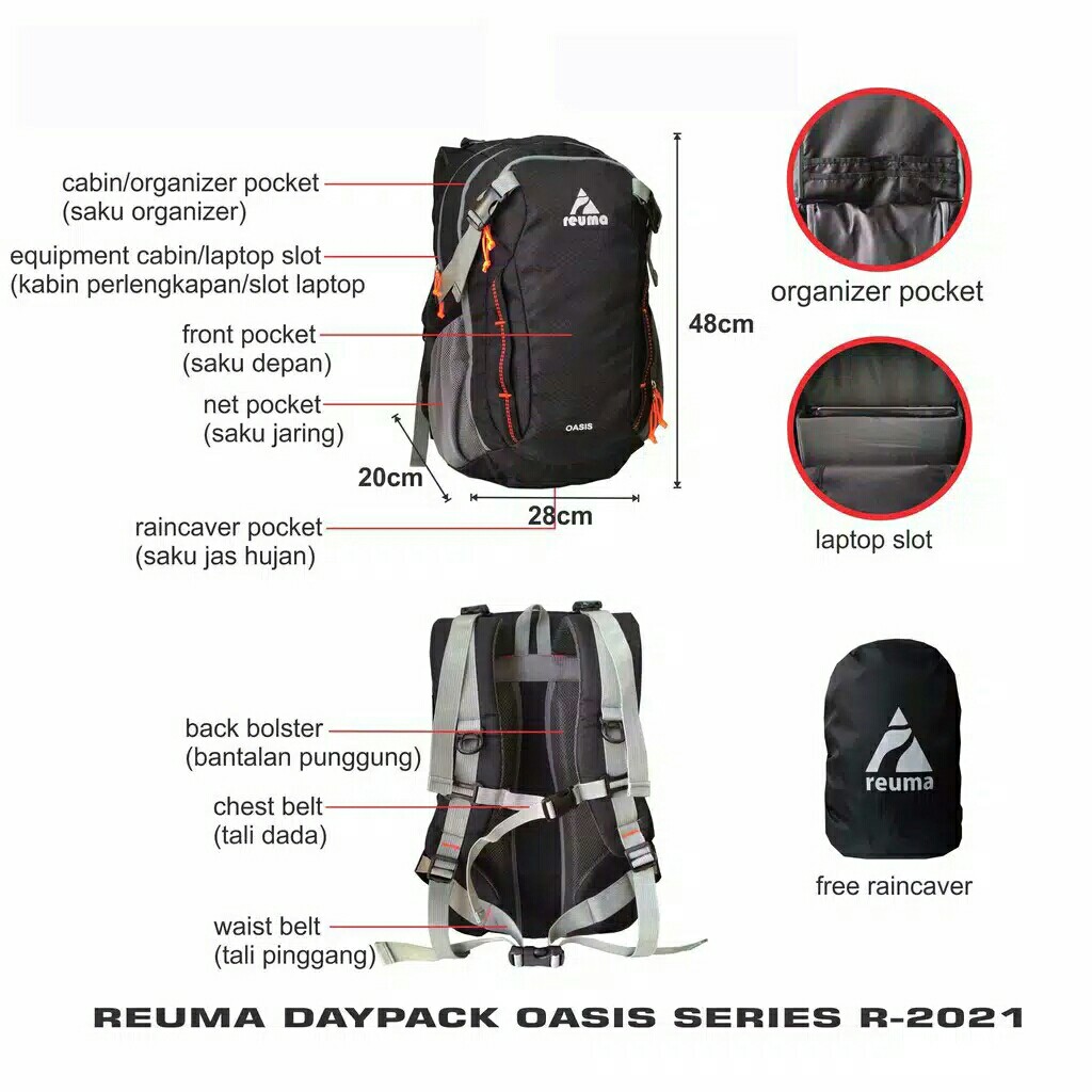 Reuma Ransel Daypack Oasis R2021 4