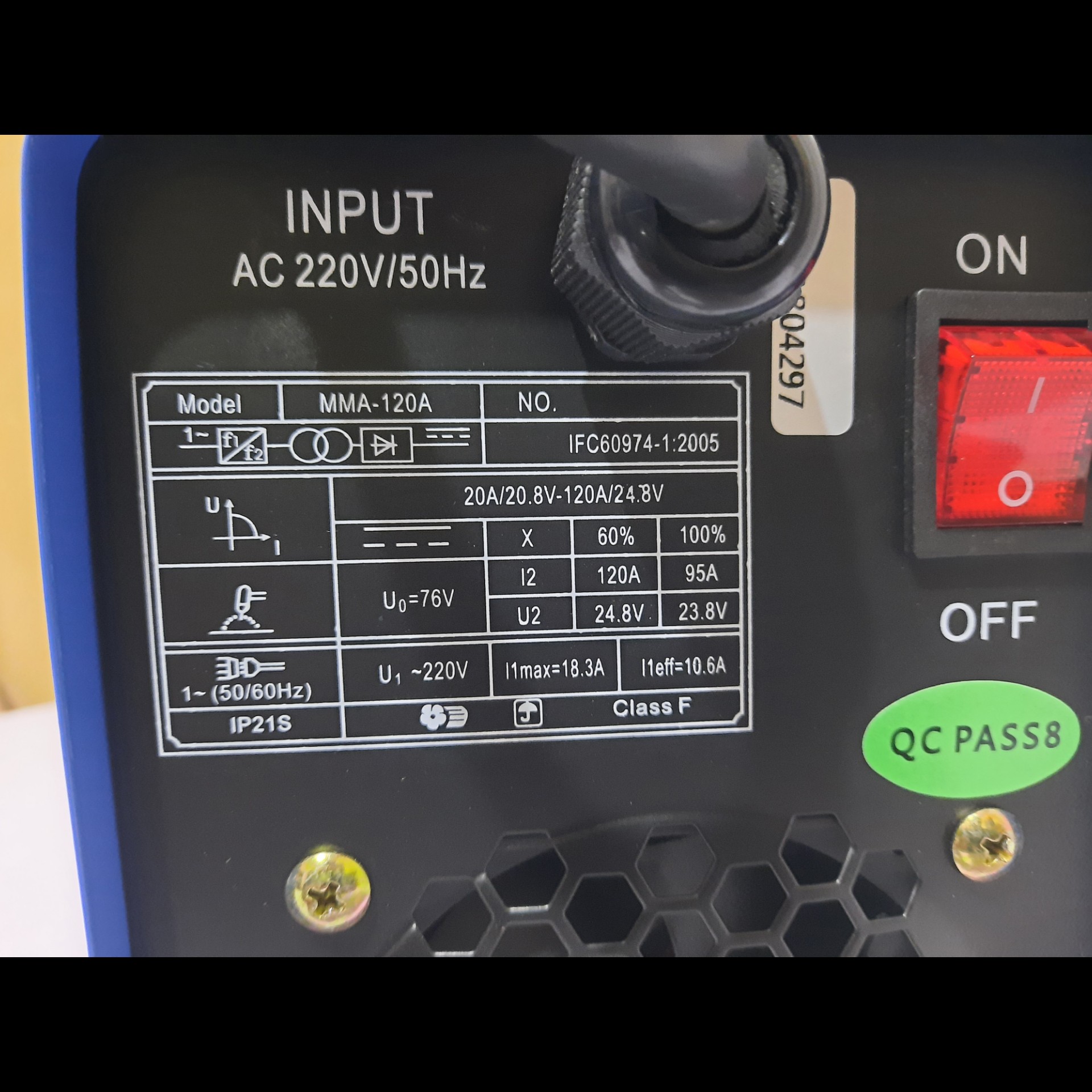 Mesin Las Inverter Rhino MMA-120A 5