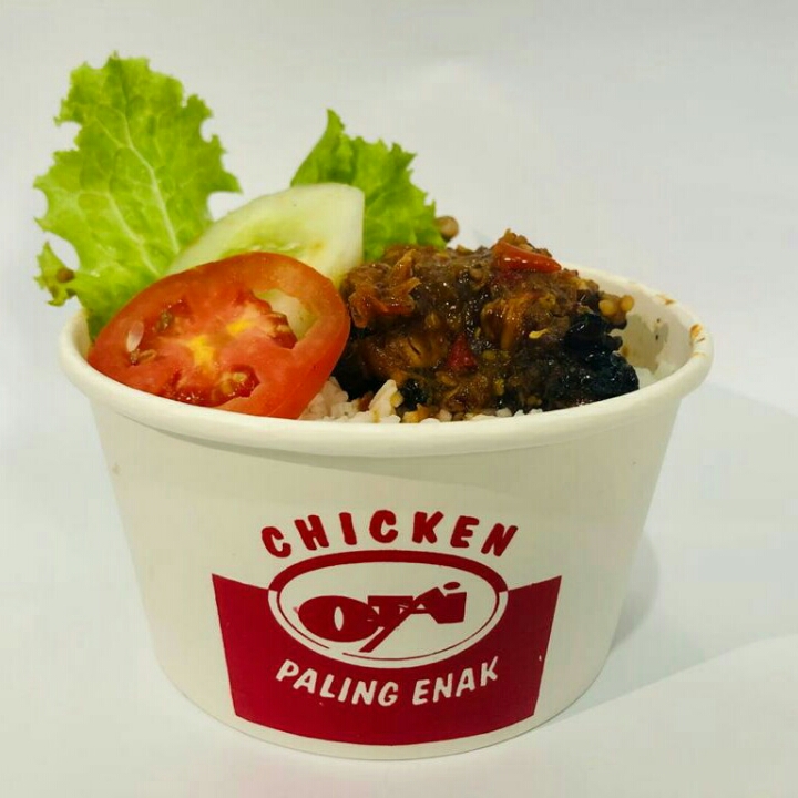 Rice Bowl Ayam Bakar Saos Pedas Mercon