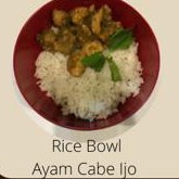 Rice Bowl Ayam Cabe Ijo