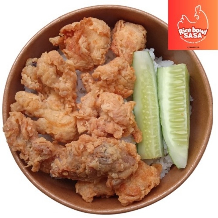Rice Bowl Ayam Crispy Tanpa Saos
