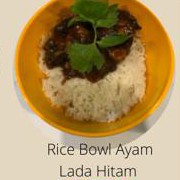 Rice Bowl Ayam Lada Hitam