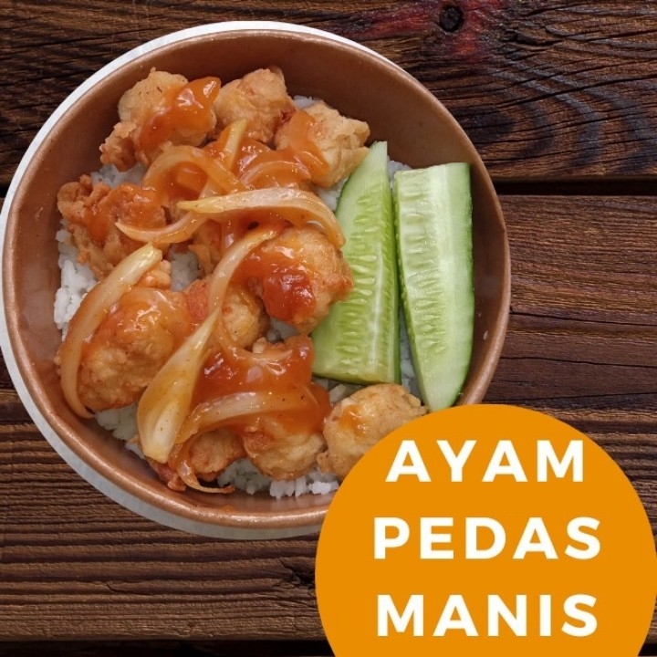 Rice Bowl Ayam Pedas Manis