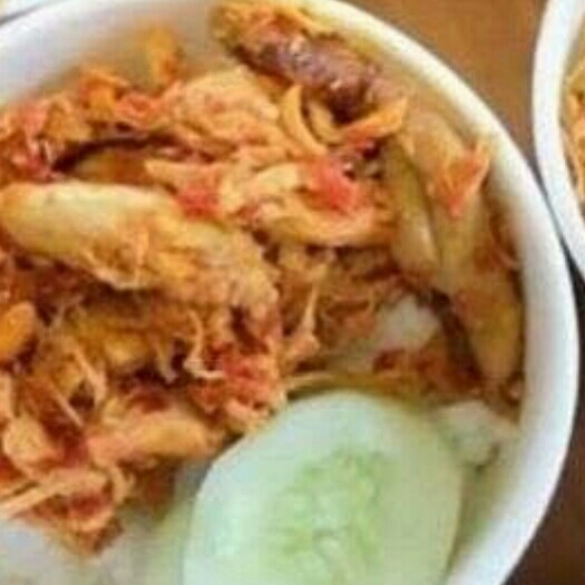 Rice Bowl Ayam Suwir Tumis No Pedas