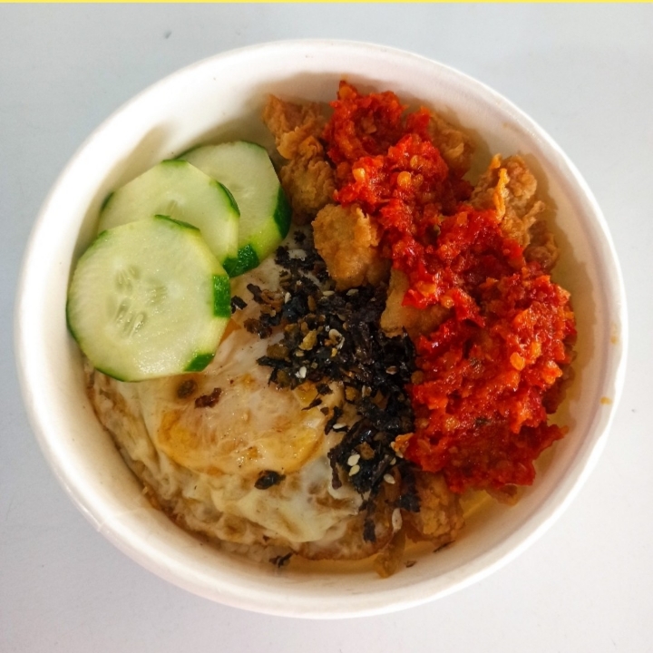 Rice Bowl Chicken Sambal Balado