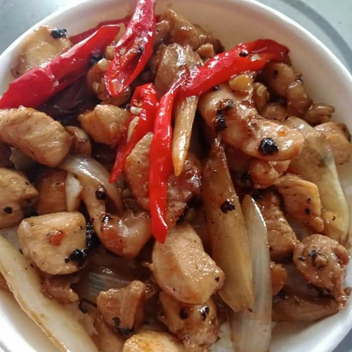 Rice Bowl Chiken Black Peper