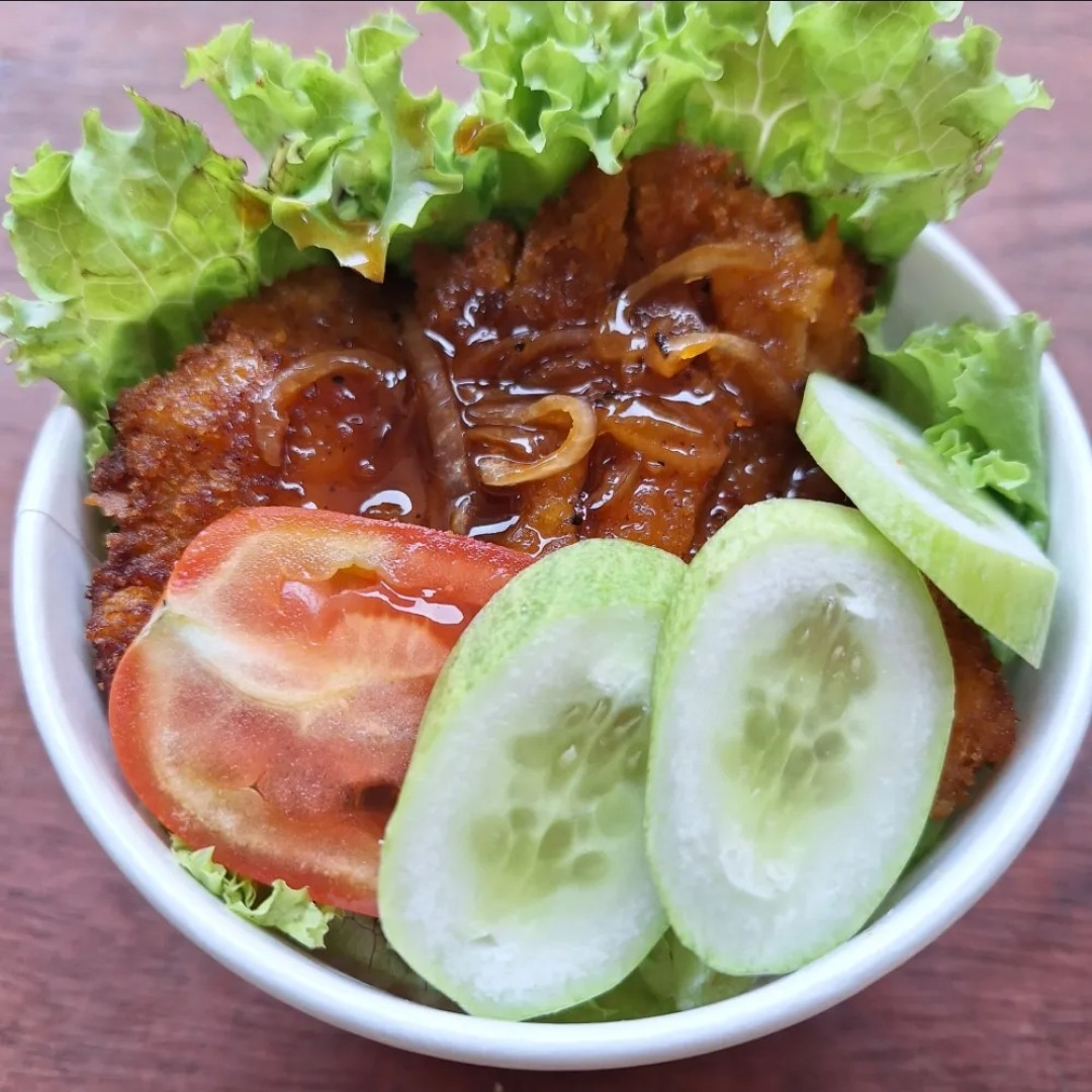 Rice Bowl Chiken Katsu Saus BBQ