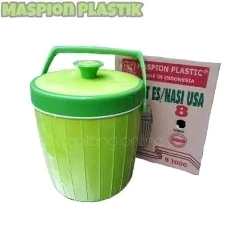 Rice Bucket USA Maspion Plastic 8