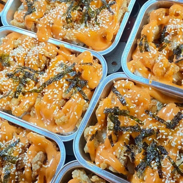 Rice Chicken Mentai