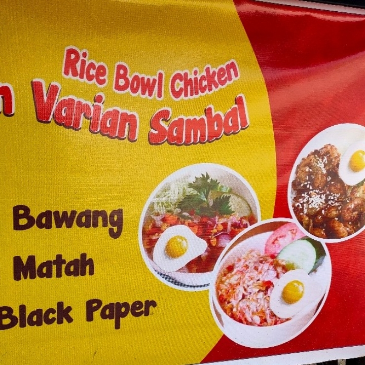 RiceBowl Tongkol Suwir Telor Blackpaper