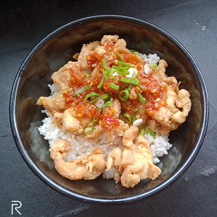 Ricebowl Chicken Sambal Geprek