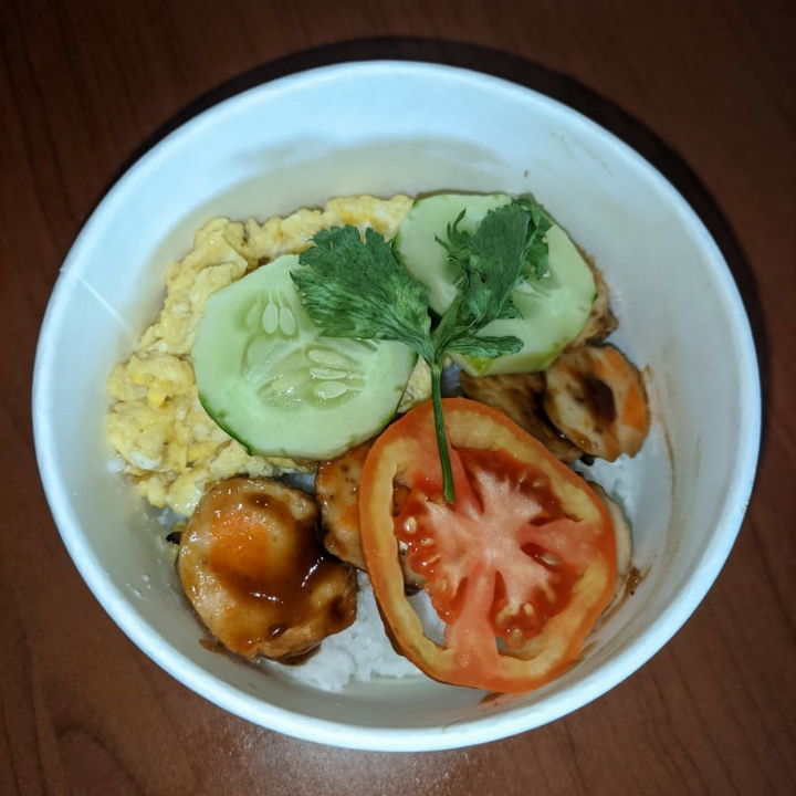 Ricebowl Sosis Ayam