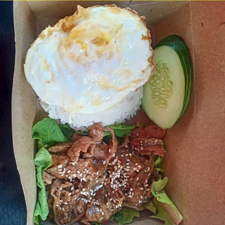 Ricebox Beef  Teriyaki