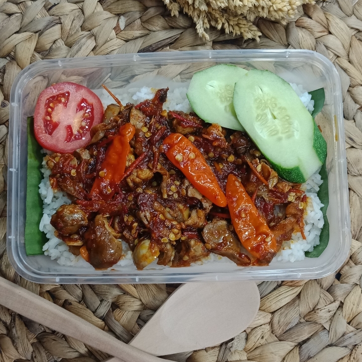 Ricebox Oseng Mercon Ati Ampela