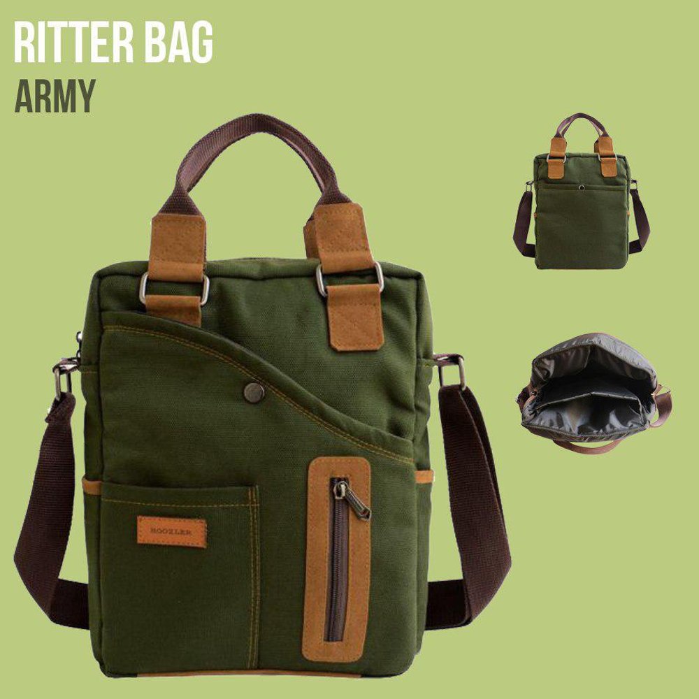 Ritter Bag Army/Hoozler/Tas Selempang Pria/Tas Simple/Tas Kecil
