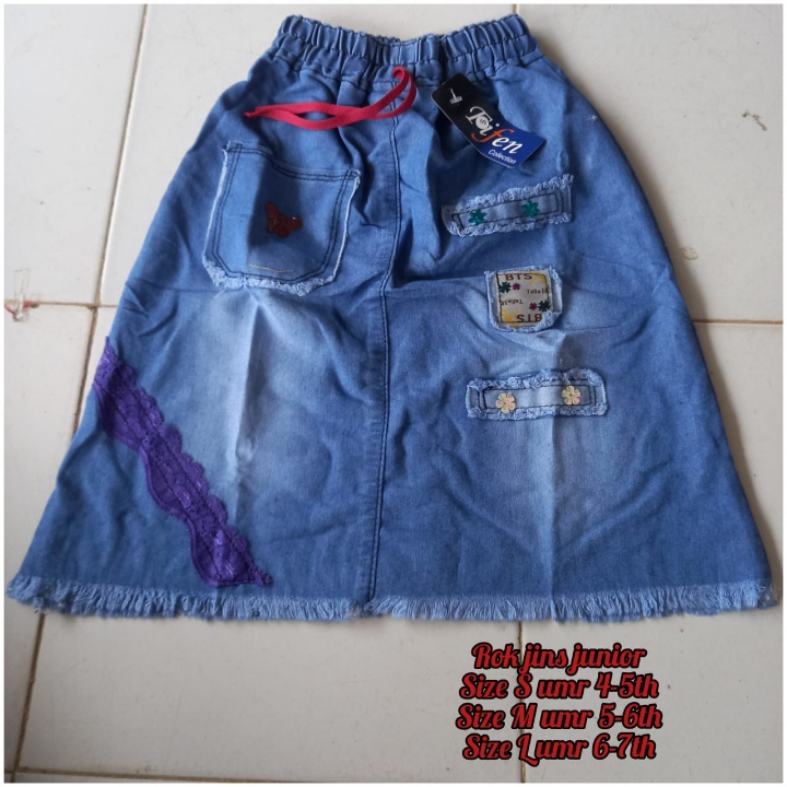 Rok Jeans Anak Perempuan