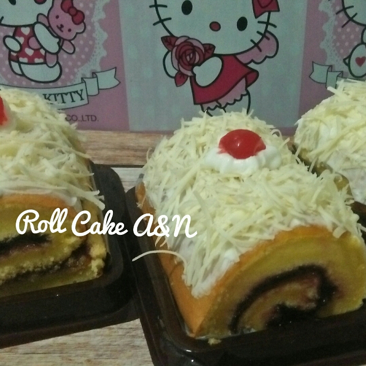 Roll Cake Blueberry