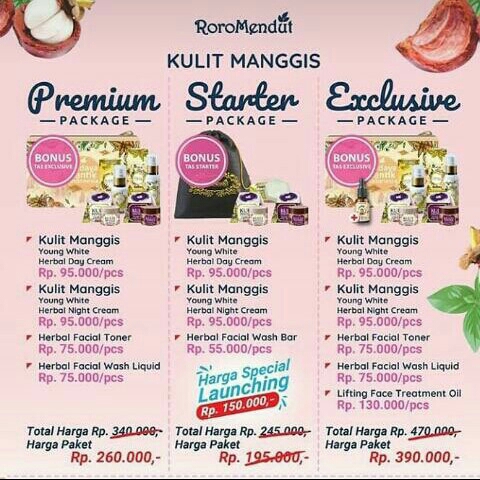 Roromendut Skincare Kulit Manggis