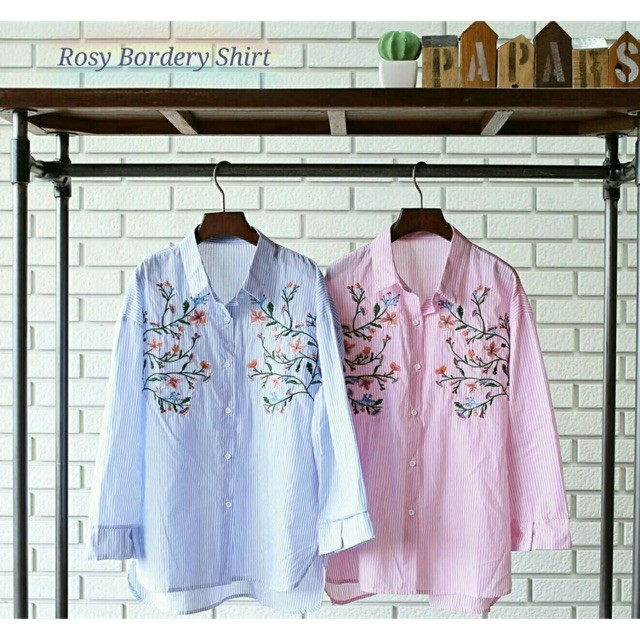 Rosy Bordery Shirt