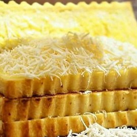 Roti Bakar Keju Greentea