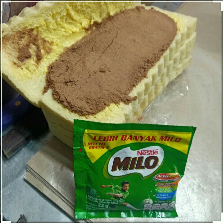 Roti Bakar Milo - Milo