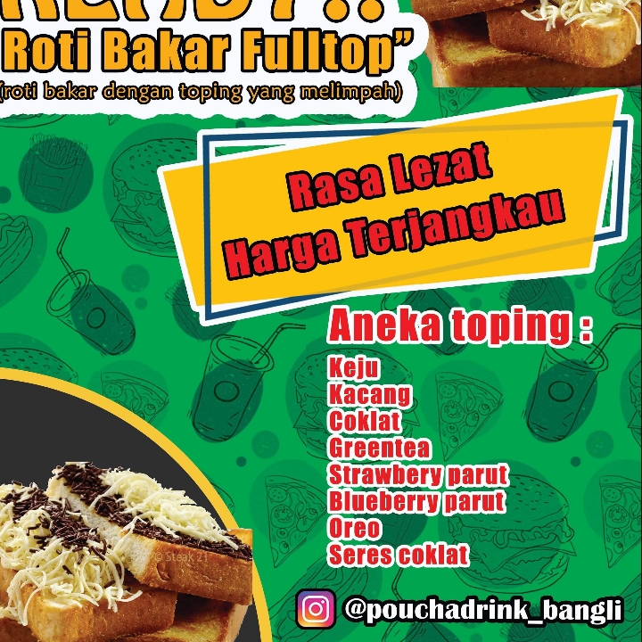 Roti Bakar Pelangi