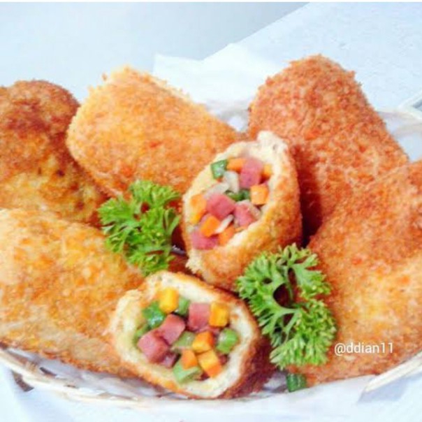 Roti Goreng Isi Sayur