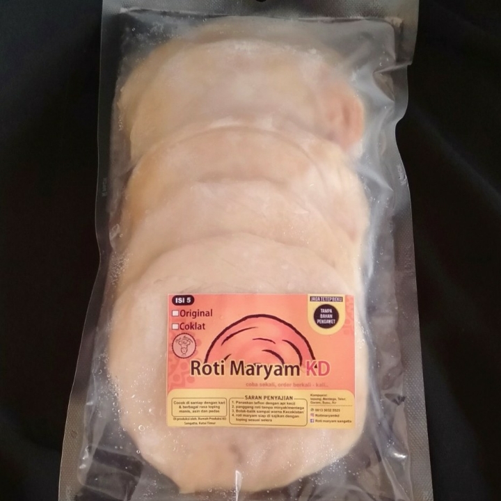 Roti maryam original Frozen Isi 5 lembar 5